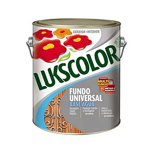 Fundo Preparador Base Água Metais e Madeiras 3,6L Incolor - Lukscolor