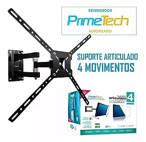 Suporte para TV de 10" à 56" polegadas Articulado 4 Movimentos - Prime Tech