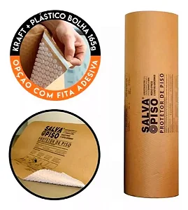 Salva Piso Protetor de Piso com Fita 1,00m X 25m - Salvabras