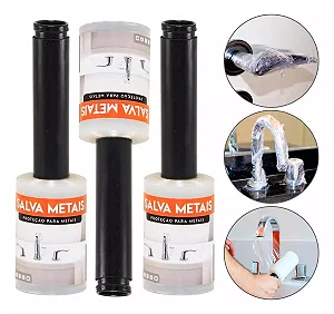 Kit com 3 Salva Metais Protetor Metal 0,10m X 75m - Salvabras