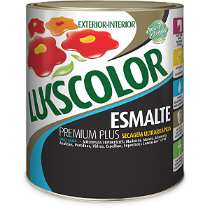 Esmalte Acetinado Base Água Branco 900ml 1/4 - Lukscolor