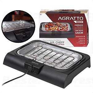 Churrasqueira Elétrica Grill Mr. Cheff Agratto 1800w 127v