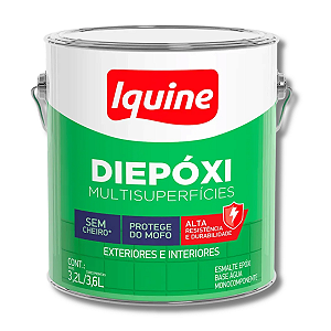 TINTA EPOXI IQUINE DIEPOXI BASE AGUA BRANCO NEVE 3,6L