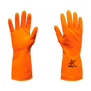 LUVA DOMEST KALIPSO LATEX ORANGE M