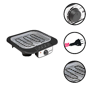 CHURRASQUEIRA ELETRICA PEQUENA 127V/1200W - FAME 3081