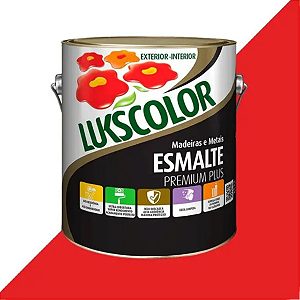 ESMALTE BRILHO LUKSCOLOR 1/4 VERMELHO