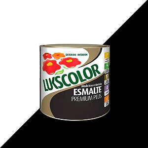 ESMALTE BRILHO LUKSCOLOR 1/4 PRETO