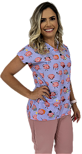 Scrub Pijama Cirurgico Conjunto estampado psicologia autismo