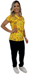 Scrub Pijama Cirurgico Desenho infantil personagem pediatria