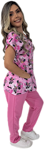 Scrub Pijama Cirurgico estampado infantil desenho personagem