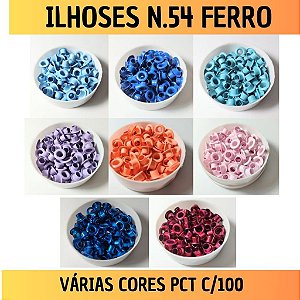 Ilhoses n.54 Ferro - várias cores - 100 unidades