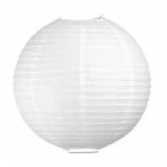 Luminária Lanterna de Papel - 35cm 14'' - Branco