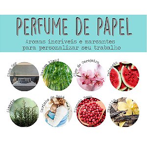 Perfume de Papel / Cheirinho para Embalagem / Aroma para Ambientes - 30ml (Vários aromas)