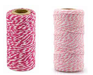 Fio Barbante Mesclado Colorido Bakers Twine 2mm x 50 metros ( várias cores)