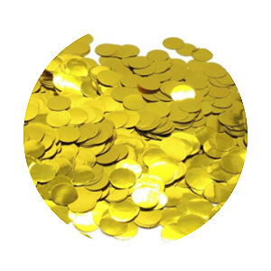Confetes para Balões Metalizados 15g - Bolas 2cm ( várias cores)