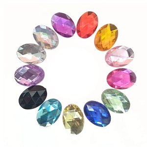 Chaton/Strass Oval 18x13mm - 20 unidades