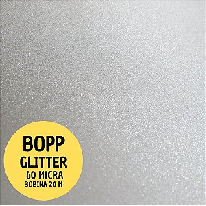 BOPP GLITTER 60 micra - 22cm x 20metros