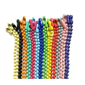 Correntes Bolinha para Chaveiro / Artesanato / Mix de Cores  - 20 unidades