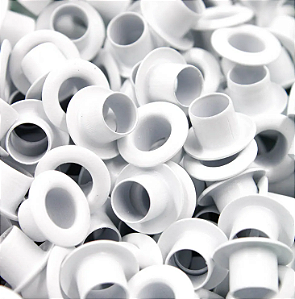 Ilhoses de Alumínio n.54 Branco - 500 unidades