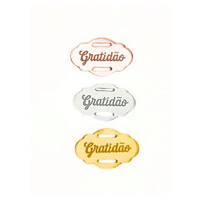 03 Passantes/Finalizadores para Agendas GRATIDÃO - 3 unidades