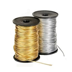 Elástico Roliço Metalizado 1,5mm - 5 metros