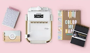 Encadernadora The Cinch Universal Machine We R Memory Cor Dourado