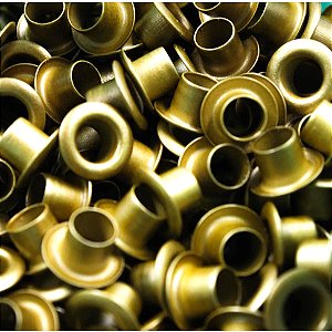 Ilhoses de Alumínio n.54 OURO VELHO - 500 unidades