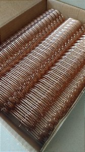 Wire-o para Encadernação A4 Rose Gold 1 1/4 - 270 folhas (passo 2x1) 12 unidades