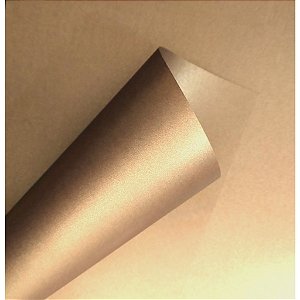 Papel Scrapbook Pérola BRONZE 180g - 30,5 x 30,5cm - 6 folhas