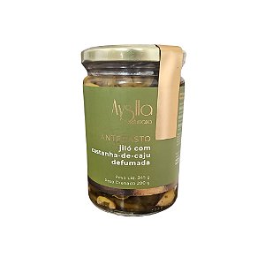 Antepasto de Jiló Defumado com Castanha de Caju - Ayslla