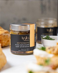 Antepasto de Truta Defumada com Amendoas - Ayslla