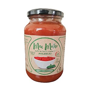 Molho de Tomate com Manjericão Artesanal - Meu Molho