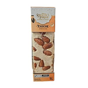 Torrone Premium Amêndoas 90g - Renatta Ferian