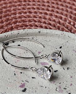 Brinco Gota de Cristal