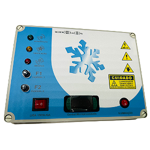 QCDE-H QUADRO DE COMANDO PARA CAMARA FRIA CONGELADOS TRIFASICO 220V 2 A 3 HP