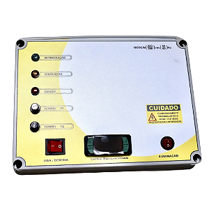 QCDE-H QUADRO DE COMANDO PARA CAMARA FRIA CONGELADOS TRIFASICO 220V 2 A 3 HP