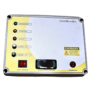 QCDE-I QUADRO DE COMANDO PARA CAMARA FRIA CONGELADOS TRIFASICO 220V 4 A 5 HP