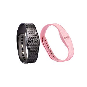 Kit 2 Pulseiras Magnéticas Infravermelho Quântica Life Action