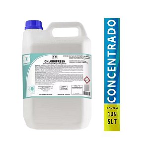 Chlorofresh Desinfetante Para Roupas Hospitalares 5 Litros - Spartan