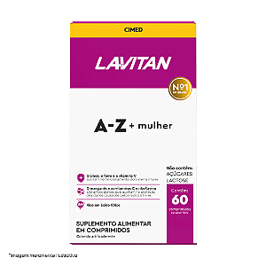 Lavitan AZ Mulher 60 Comprimidos - Cimed