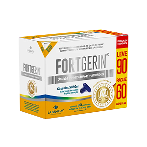 Fort Gerin Ômega 3 + Vitaminas + Minerais com 90 Cápsulas - La San Day