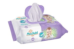 Toalha Umedecida Meu Bebê Soft Pacote 100un - Hygieline