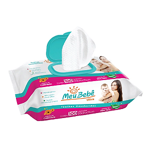 Toalha Umedecida Meu Bebê Ultra Pacote Com 100un - Hygieline