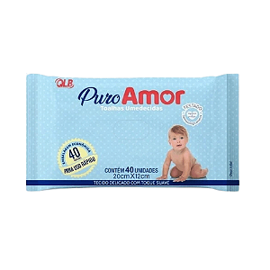 Toalha Umedecida Puro Amor Com 40un - Qualybless