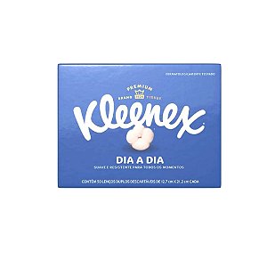 Lenços Descartáveis Duplos 50un - Kleenex