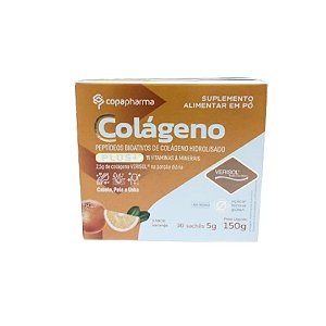 Suplemento em Pó Colágeno Plus+ Laranja 150g - Copapharma