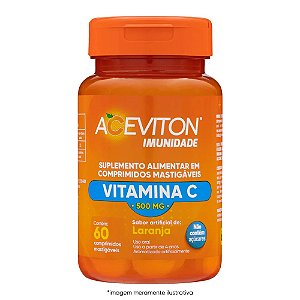 Vitamina C Aceviton Imunidade 60 Comprimidos Mastigáveis - Cimed