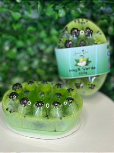 Sabonete Massageador Maçã Verde