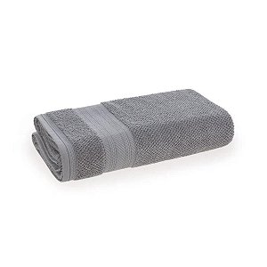 Toalha de Rosto Karsten Fio Cardado Empire Cinza Urbano