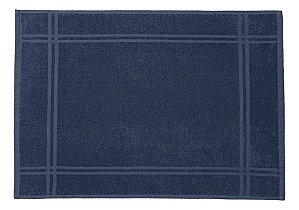 Toalha de Piso Karsten 100% Algodão Metrópole Azul Naval